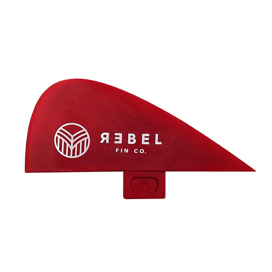 Rebel Fin Knubster Center Fin aus Glasfaser in rot